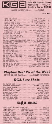 KGA Spokane July 1968 Superhit survey