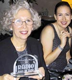 Shelley and Susanna Morgan with The Award