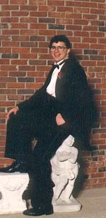 Rich Keller at his Senior Prom, 1987