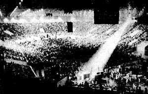 Picture of Freedom Hall with 30,000 in attendance